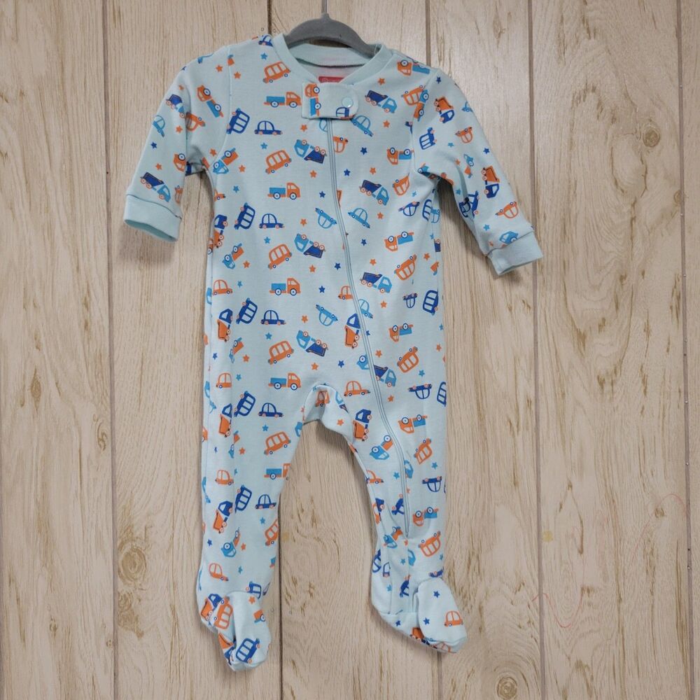Swiggles truck and card Zip up Footie